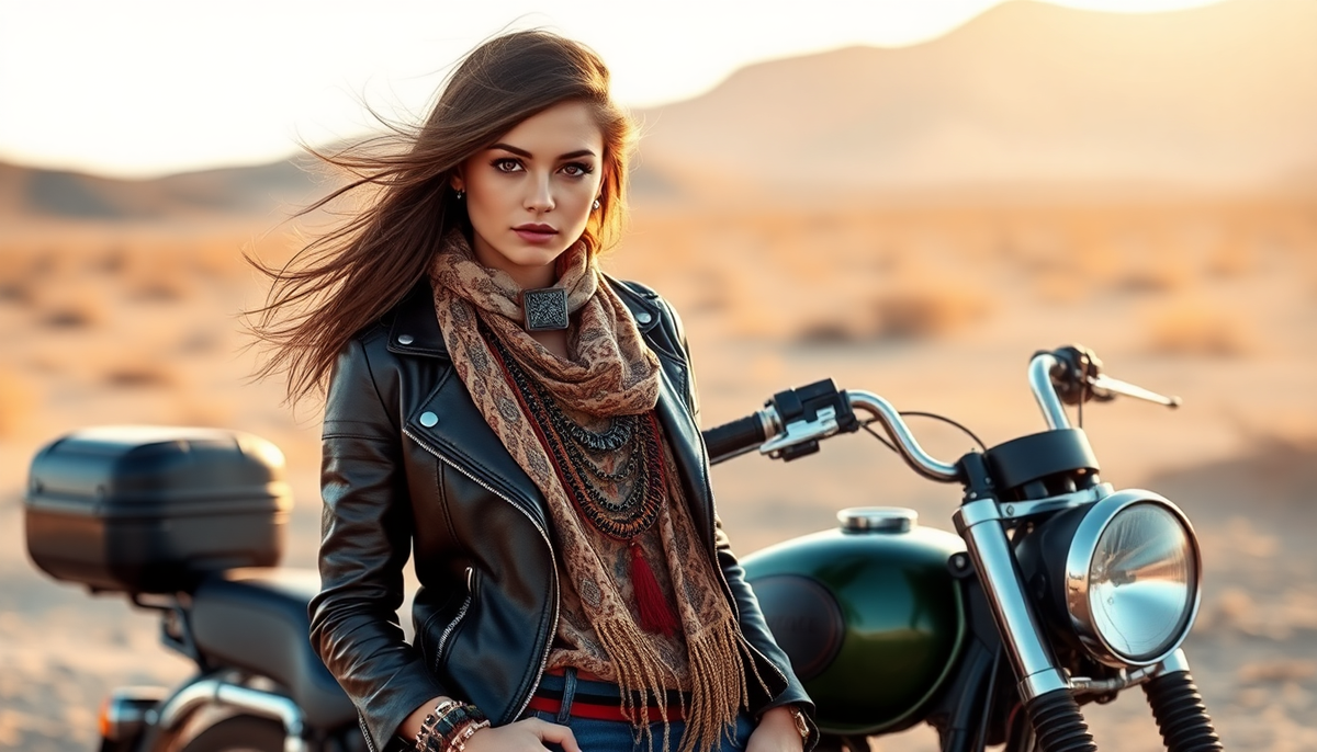 Unlock the Moto-Boho Aesthetic: A Guide to Embracing the Edgy-Chic Vibe - DaTrendStore.Com