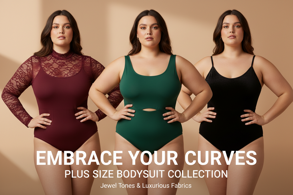 Plus-size women's bodysuits collection
