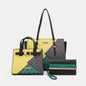 Nicole Lee USA 3-Piece Color Block Handbag Set