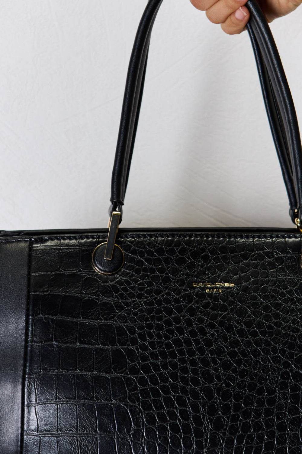 David Jones Texture PU Leather Handbag - DaTrendStore.Com