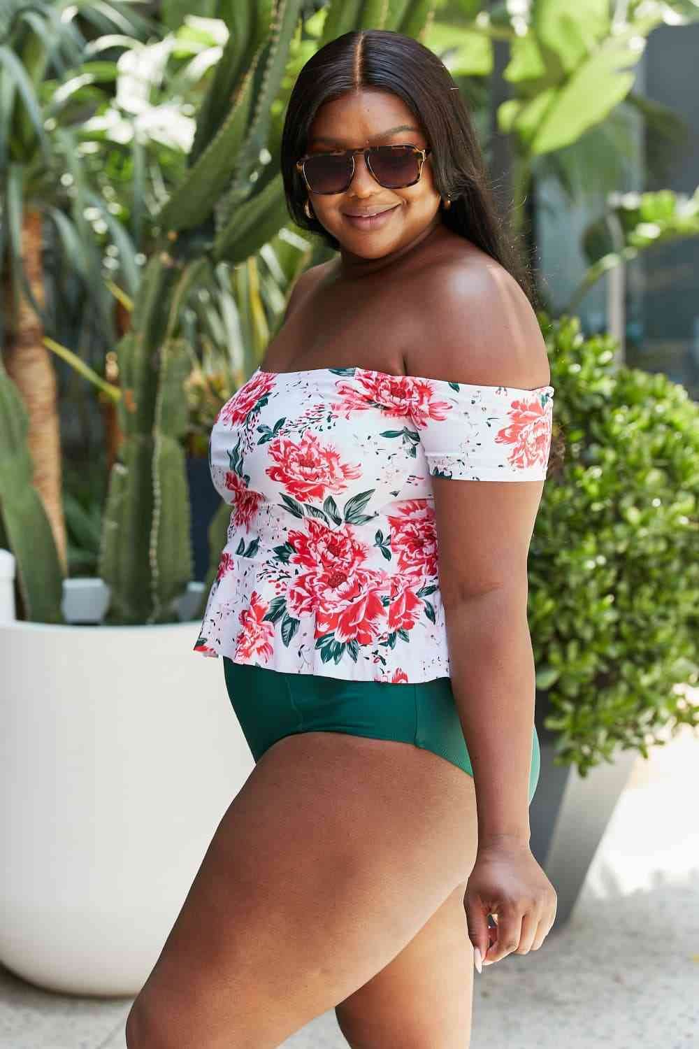 Marina West Swim Coastal Cutie Tankini Swimsuit Set - DaTrendStore.Com