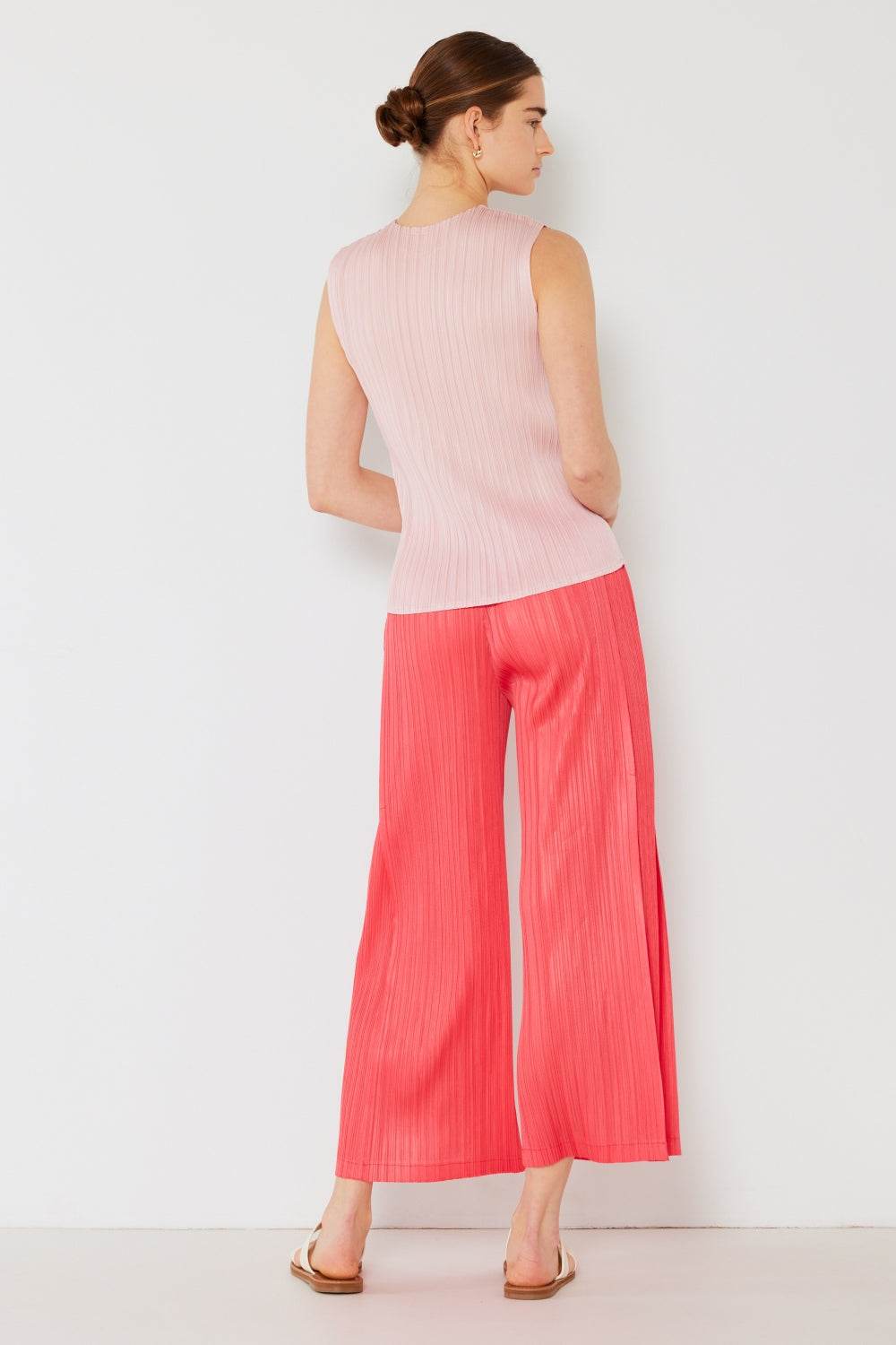 Marina West Swim Pleated Wide-Leg Pants with Side Pleat Detail - DaTrendStore.Com