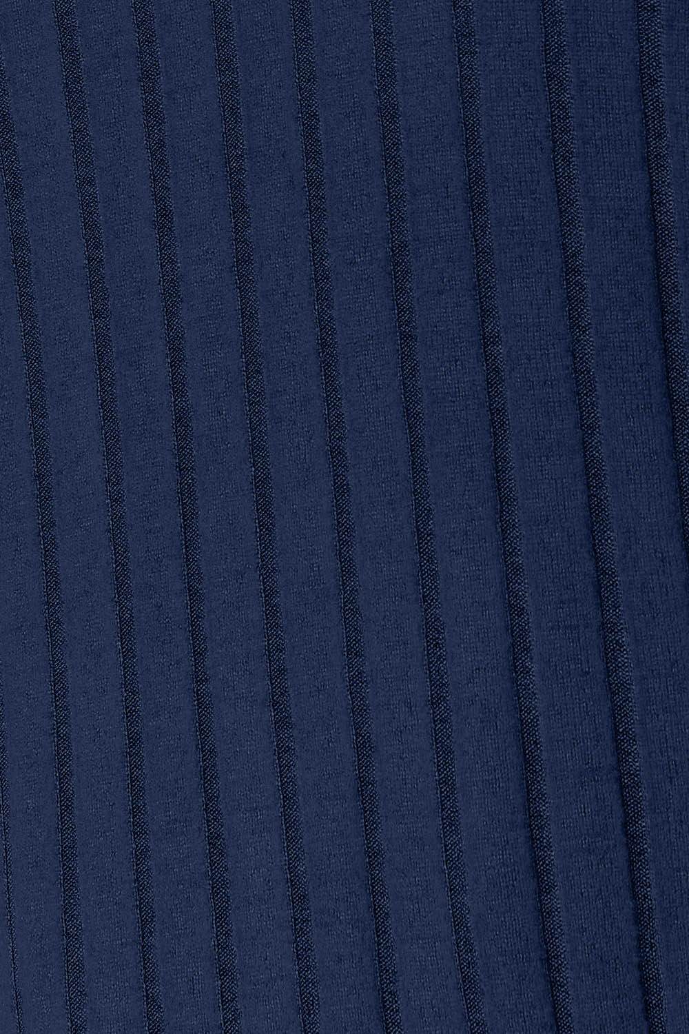 Basic Bae Full Size Ribbed Round Neck Slit Knit Top - DaTrendStore.Com
