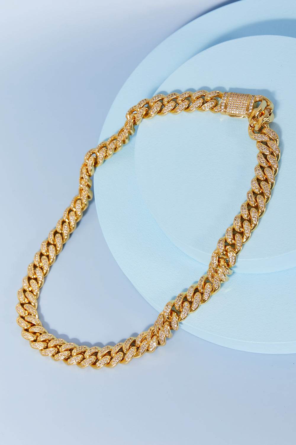 Brass Curb Chain Necklace - DaTrendStore.Com