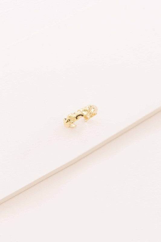 Gold Textured Ring - DaTrendStore.Com
