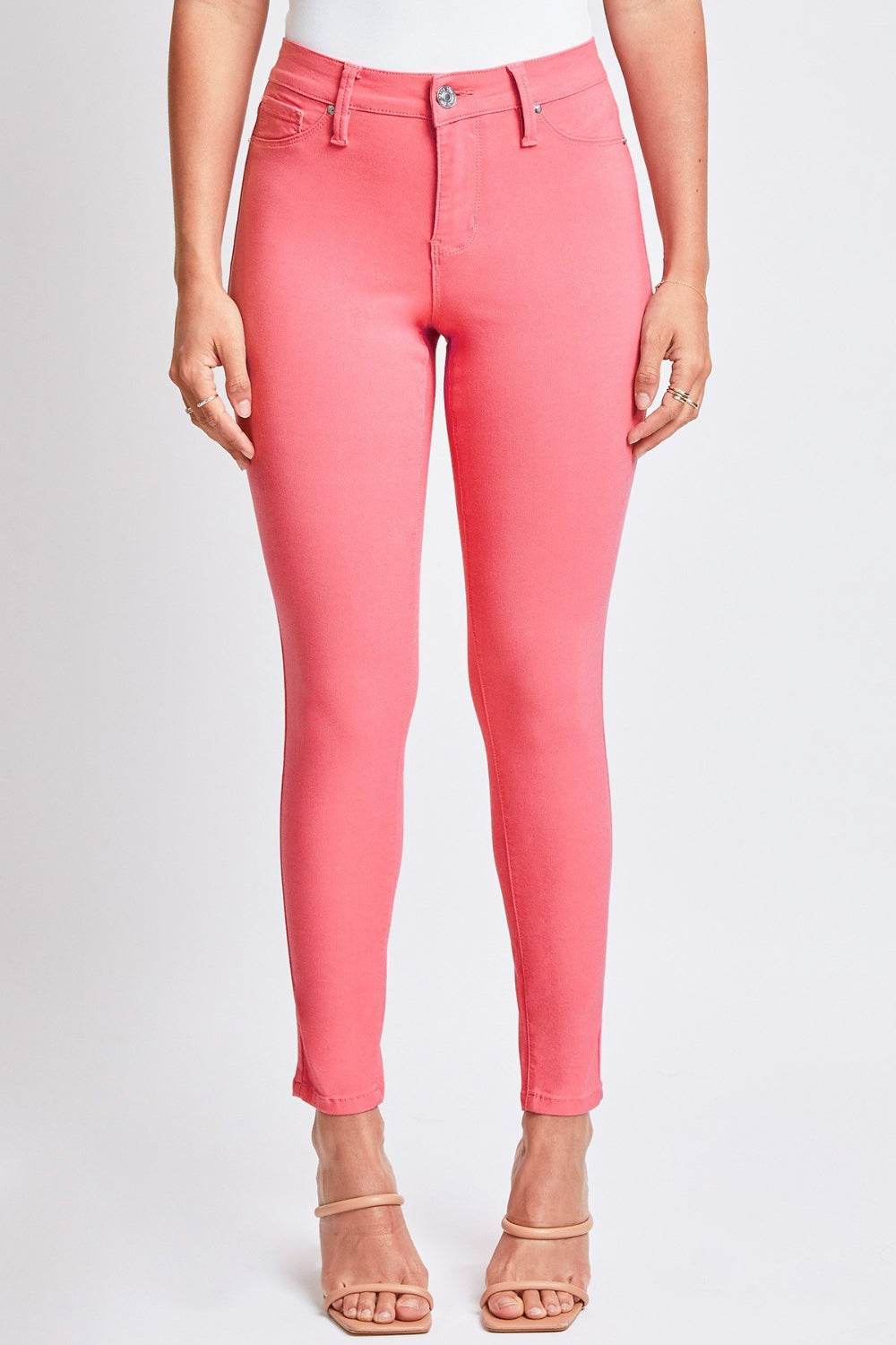 YMI Jeanswear Full Size Hyperstretch Mid-Rise Skinny Jeans - DaTrendStore.Com