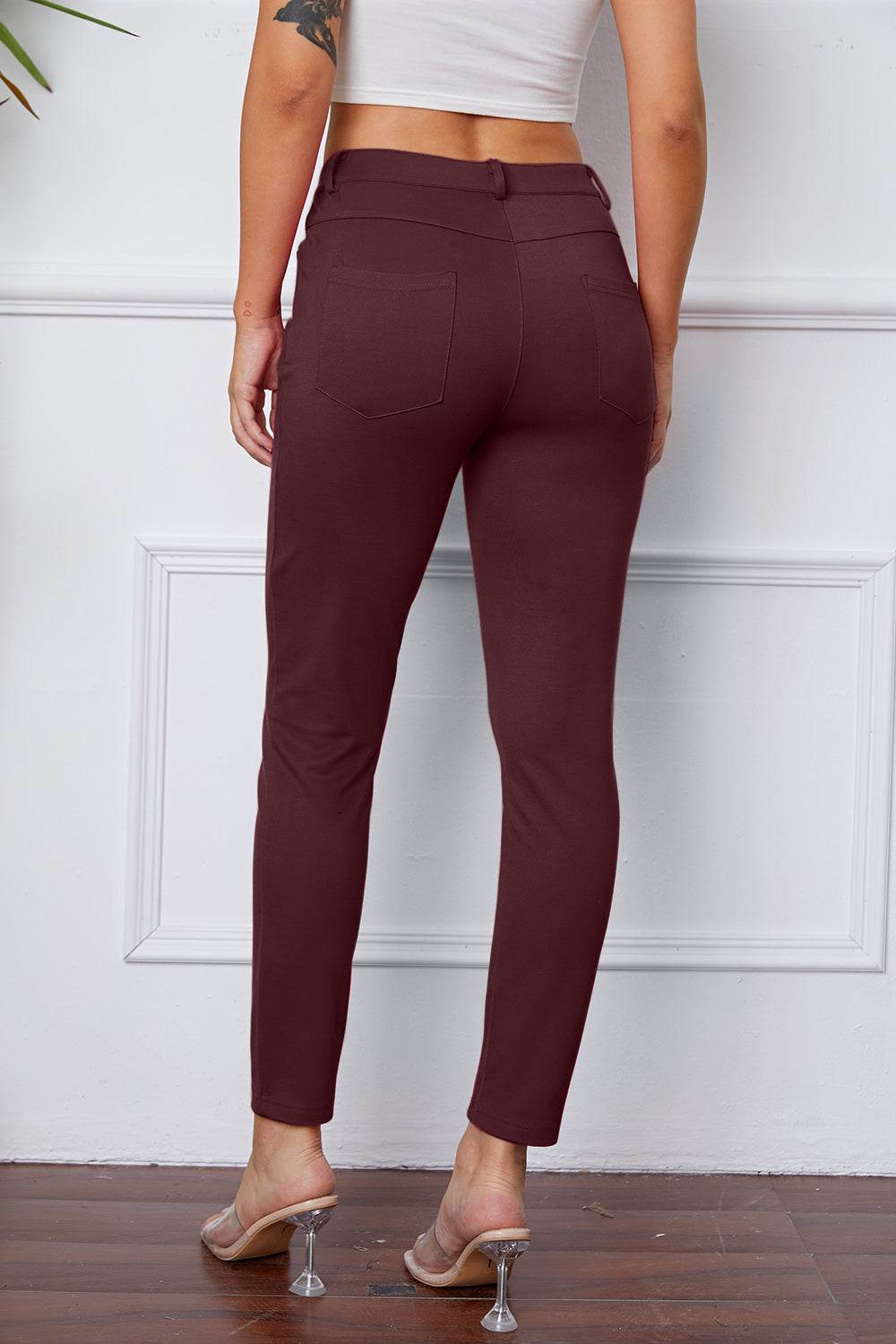 StretchyStitch Pants by Basic Bae - DaTrendStore.Com