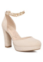 Inigo Interchangeable Ankle Strap Platform Sandals