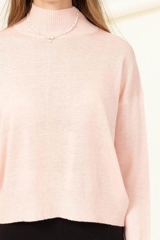 Warm Personality High-Neckline Sweater - DaTrendStore.Com
