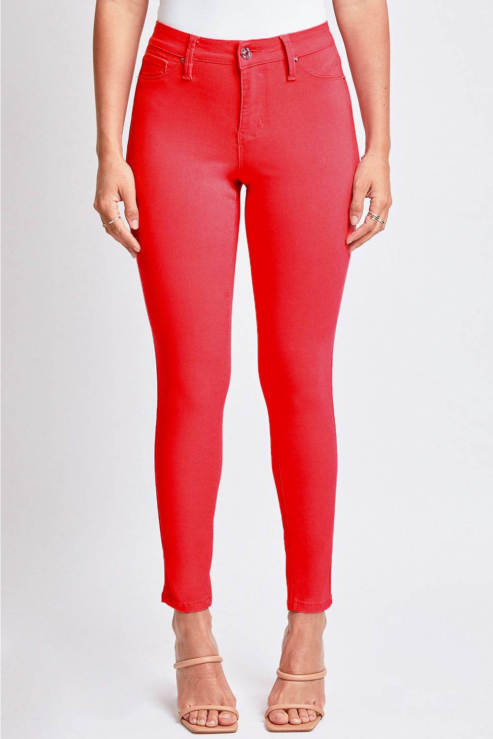 YMI Jeanswear Full Size Hyperstretch Mid-Rise Skinny Jeans - DaTrendStore.Com
