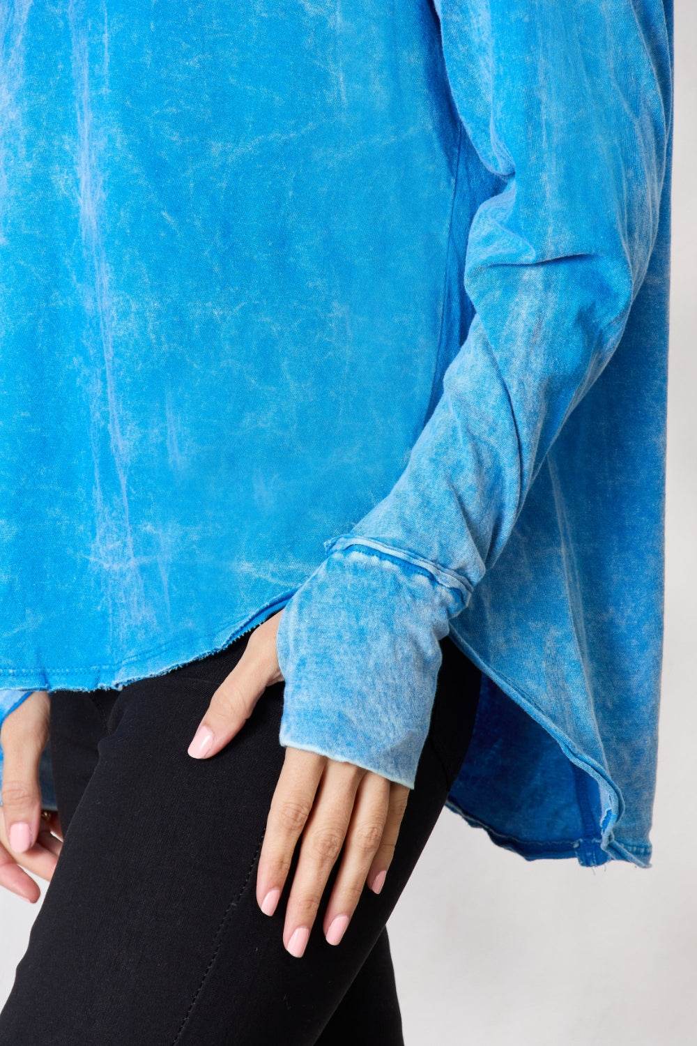 Zenana Round Neck Long Sleeve Top - DaTrendStore.Com