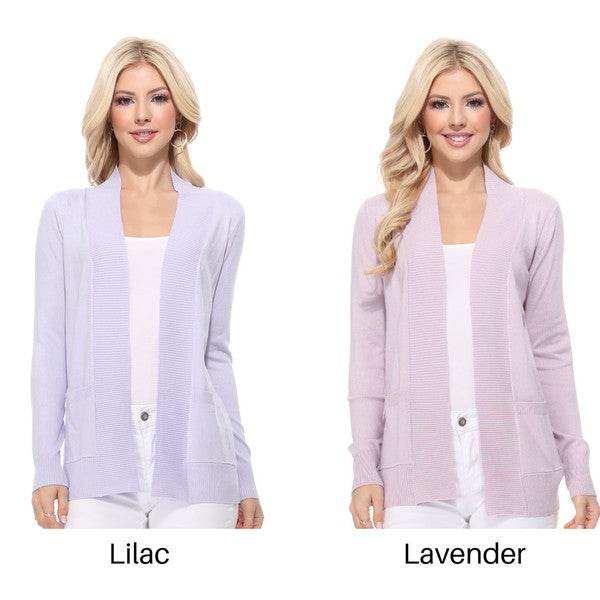 Open Front Shrug Sweater Knit Cardigan - DaTrendStore.Com