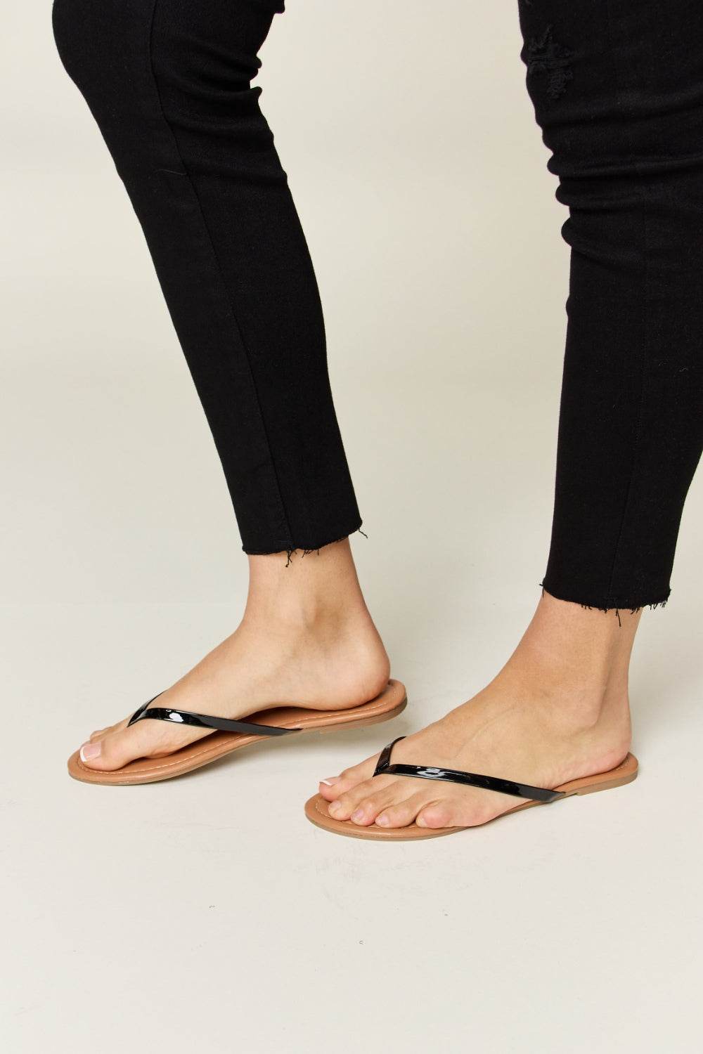 WILD DIVA PU Leather Open Toe Sandals - DaTrendStore.Com