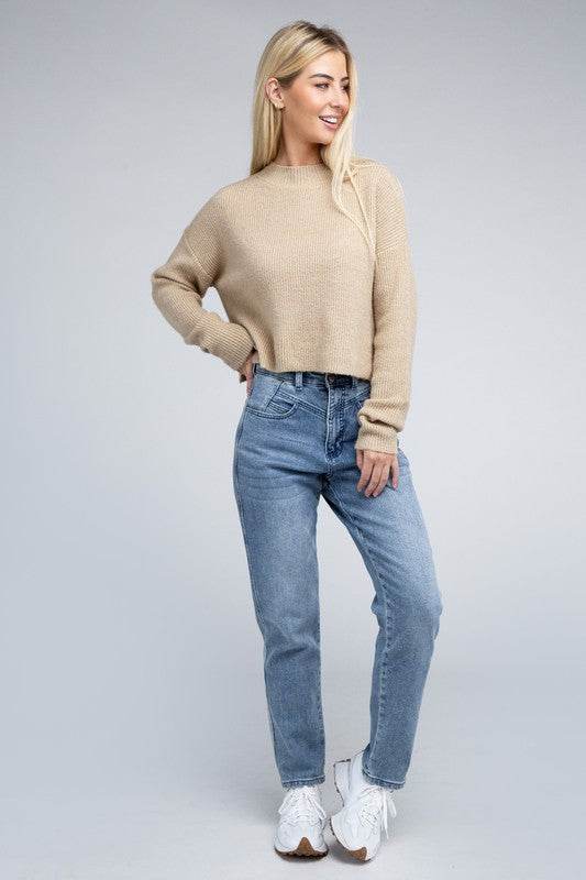 Mock Neck Pullover - DaTrendStore.Com