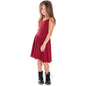 GIRLS CAGE BACK SKATER DRESS