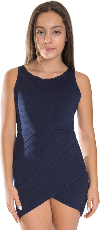 KIDS ENVELOPE BANDAGE DRESS