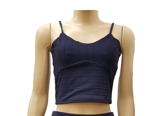 KIDS BANDAGE CROP TOP