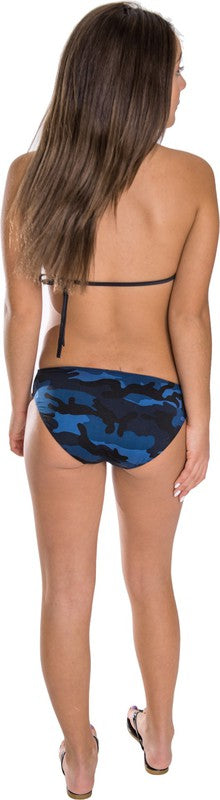 GIRL'S TWO PIECE CAMOUFLAGE BATHING SUIT