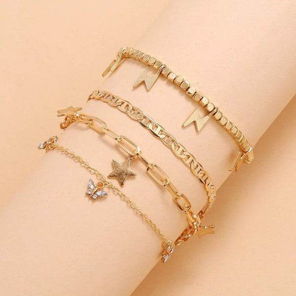 Trendy Player Anklet Set - DaTrendStore.Com
