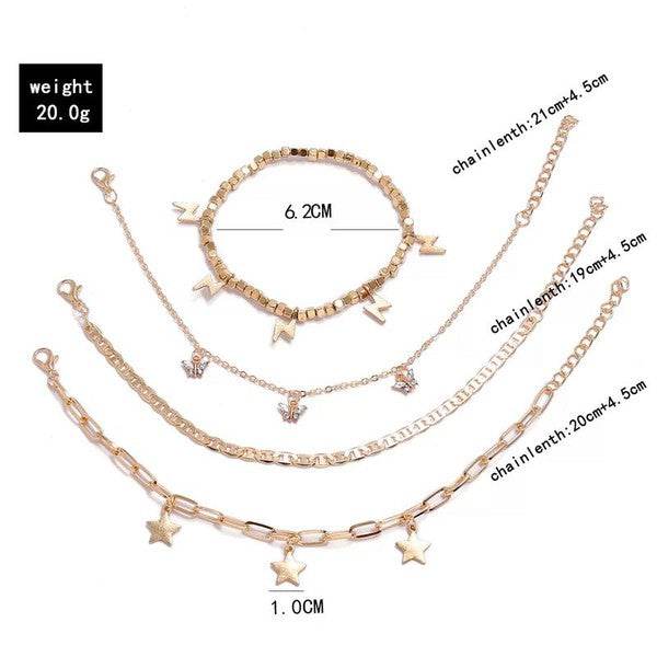 Trendy Player Anklet Set - DaTrendStore.Com