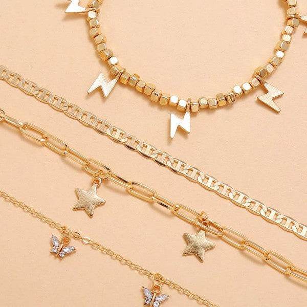 Trendy Player Anklet Set - DaTrendStore.Com