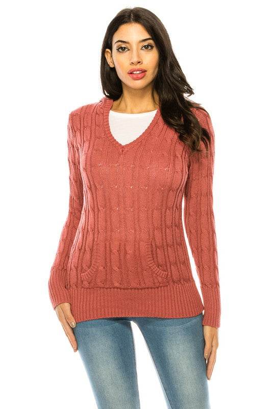 Knit hoodie sweater - DaTrendStore.Com