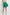 White Birch Full Size Cheer You On Mini Skirt in Green - DaTrendStore.Com