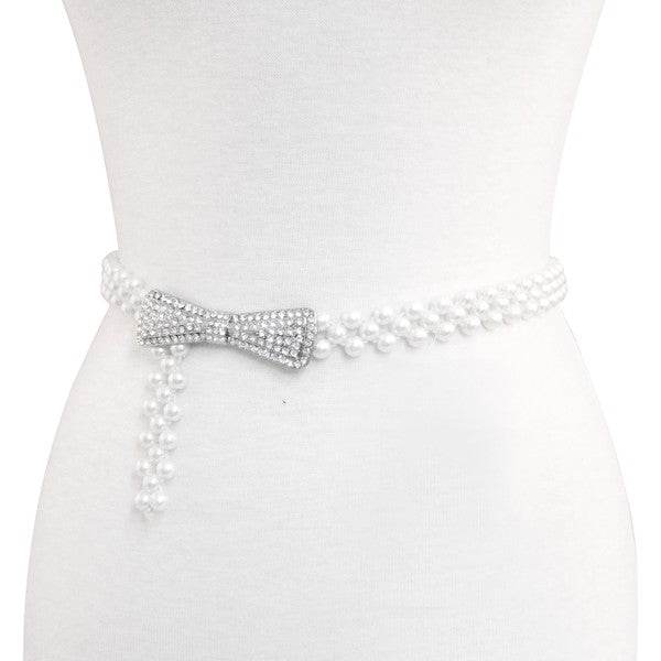 ELASTIC PEARL FASHION BELT - DaTrendStore.Com