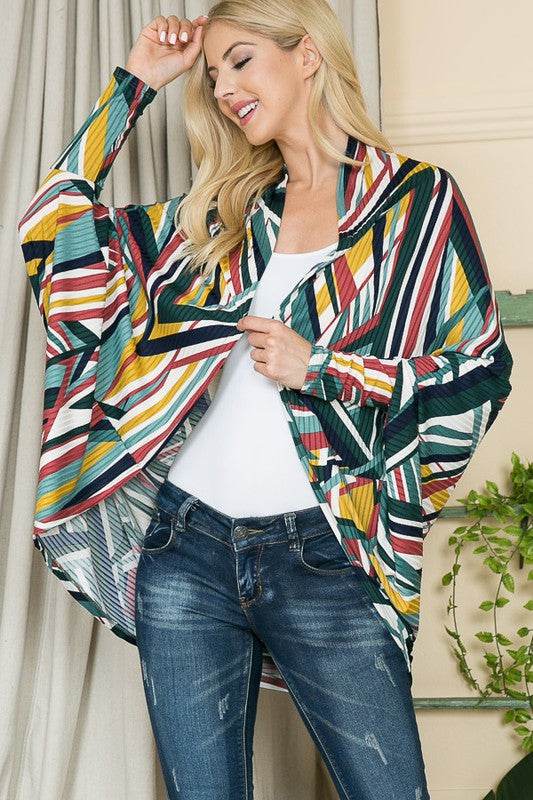 Dolman Open Front Cardigan - DaTrendStore.Com