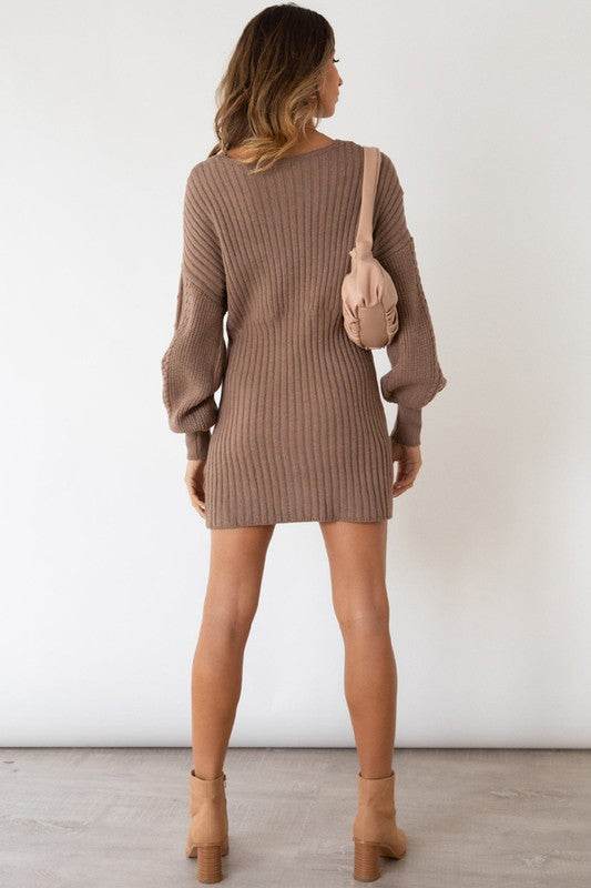 SEXY SWEATERS FASHION DRESS - DaTrendStore.Com