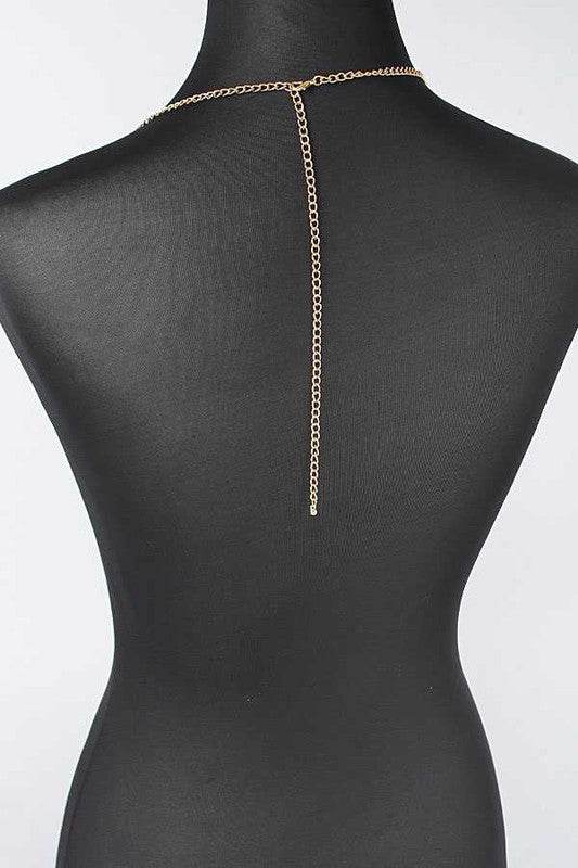Fringe Rhinestone Iconic Bra Chain - DaTrendStore.Com