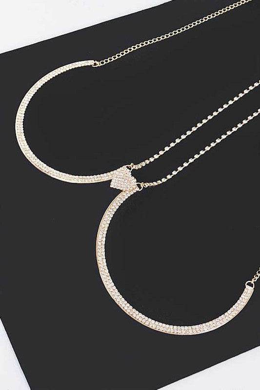 Rhinestone Iconic Bra Chain - DaTrendStore.Com