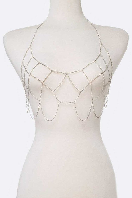 Open Net Iconic Body Chain