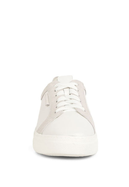 Endler Color Block Leather Sneakers