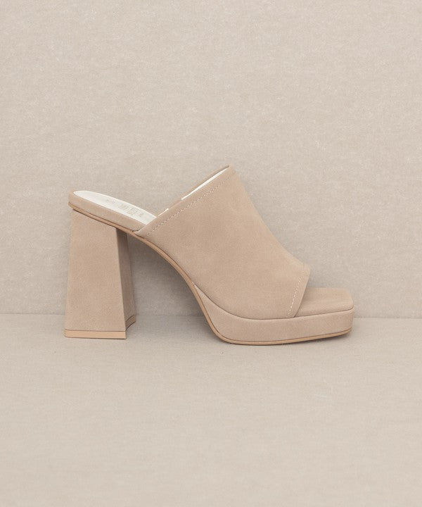 OASIS SOCIETY Vivienne - Slip On Platform Heels