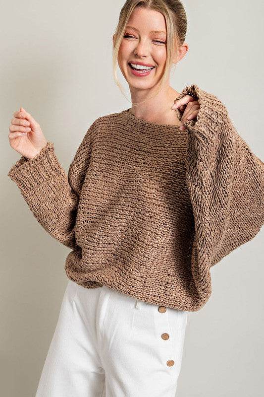 Loose Fit Knit Top - DaTrendStore.Com