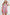 Umgee Tropical Print Collared Shift Dress - Berry Mix