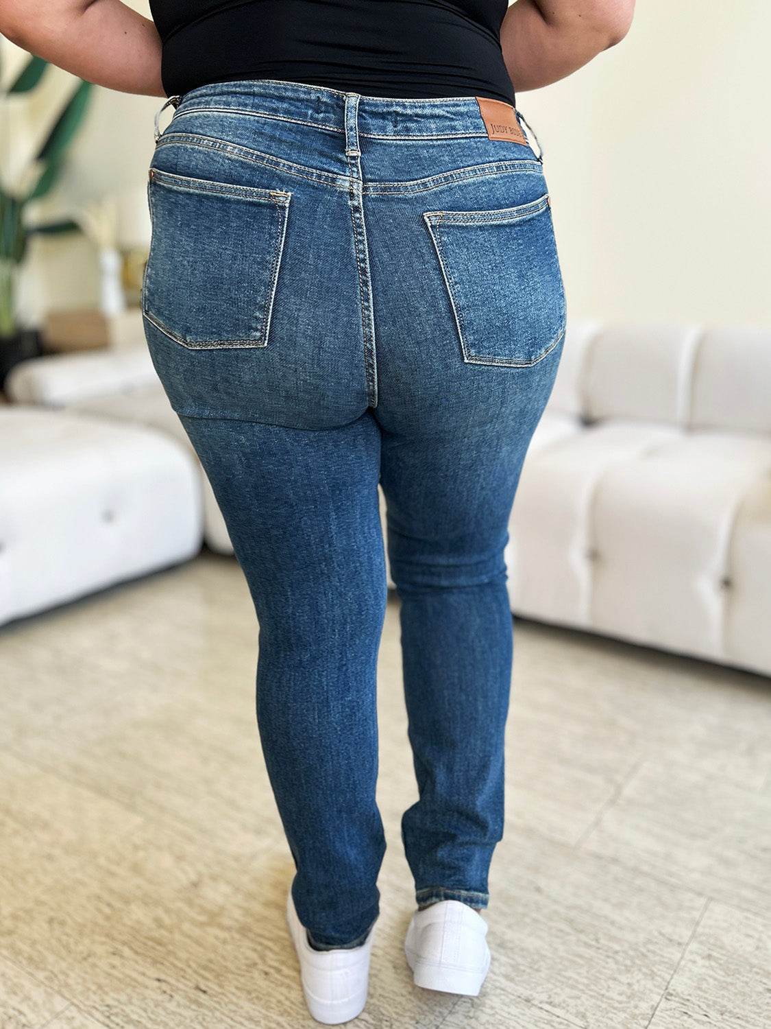 Judy Blue Full Size High Waist Skinny Jeans - DaTrendStore.Com