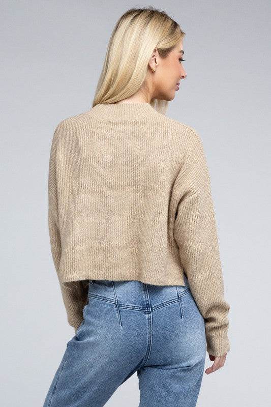 Mock Neck Pullover - DaTrendStore.Com
