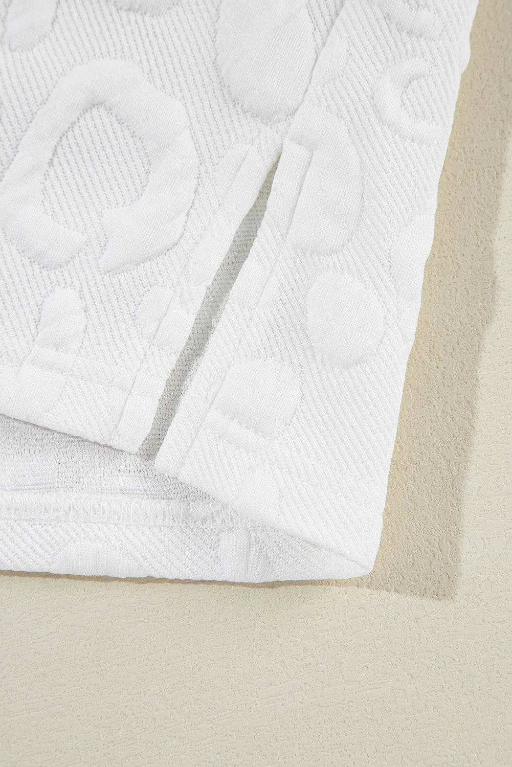 Half Zip Short Sleeve Top and Shorts Set - DaTrendStore.Com