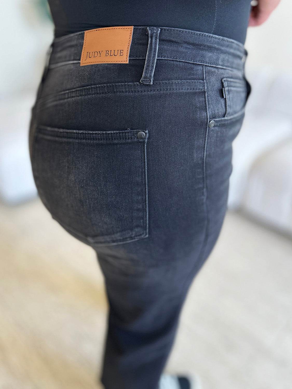 Judy Blue Full Size High Waist Button Fly Jeans - DaTrendStore.Com