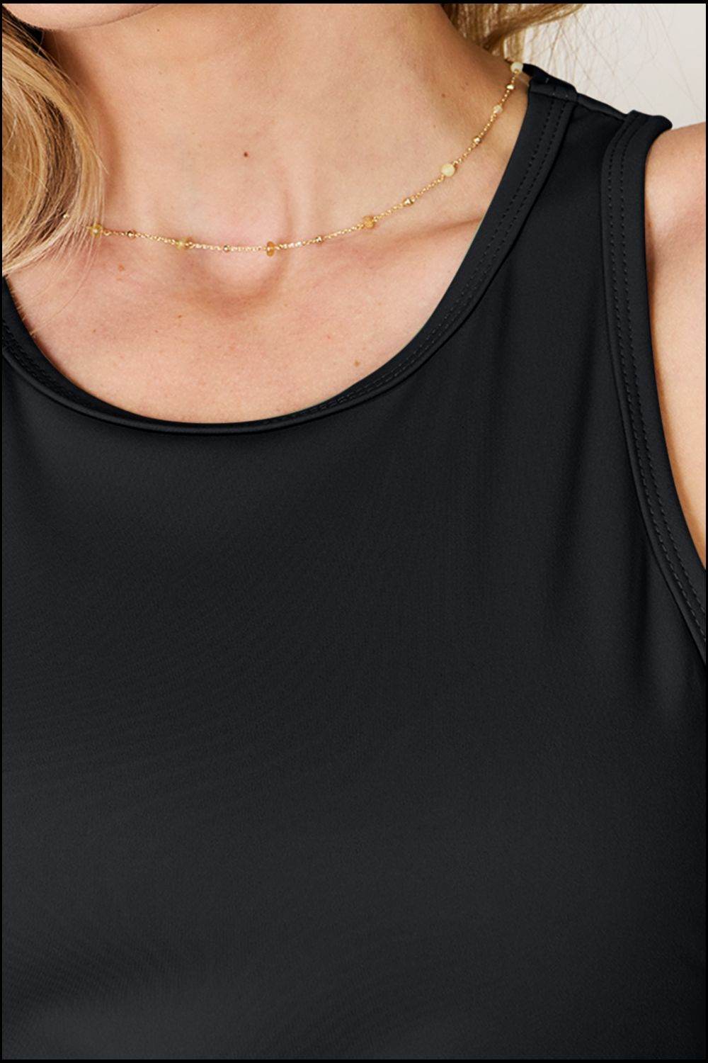 Basic Bae Full Size Round Neck Racerback Tank - DaTrendStore.Com