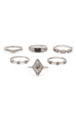 6 PC Assorted Ring Set