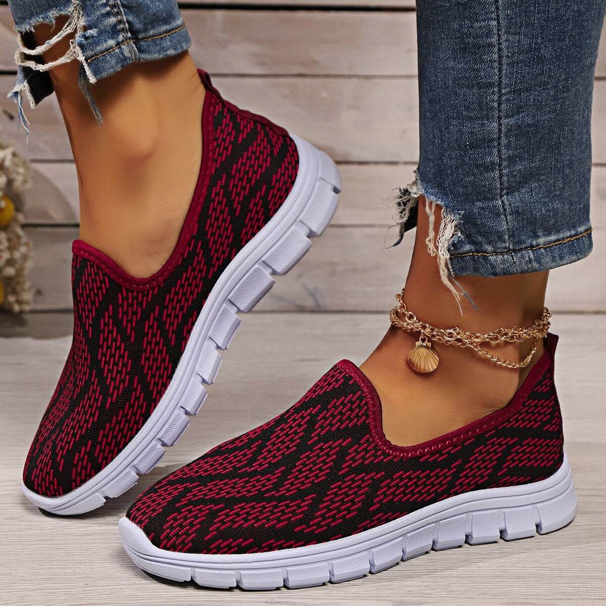 Round Toe Flat Slip-Ons - DaTrendStore.Com