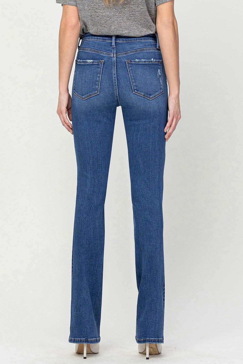 Vervet by Flying Monkey High Waist Bootcut Jeans - DaTrendStore.Com