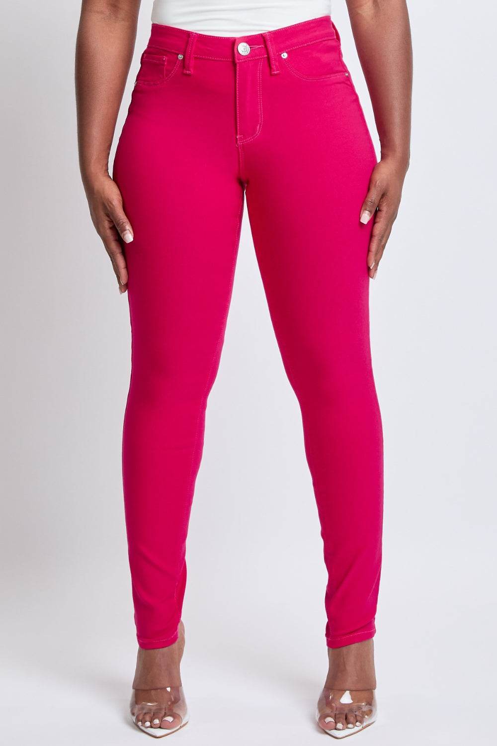 YMI Jeanswear Hyperstretch Mid-Rise Skinny Jeans - DaTrendStore.Com