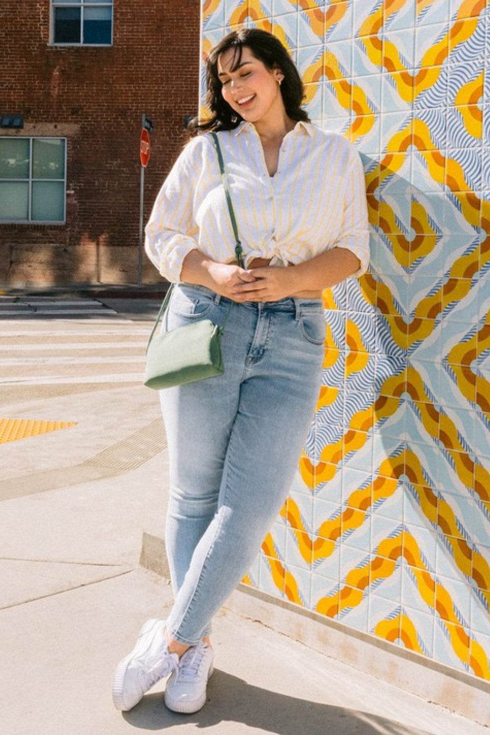 Lovervet Full Size Talia High Rise Crop Skinny Jeans - DaTrendStore.Com