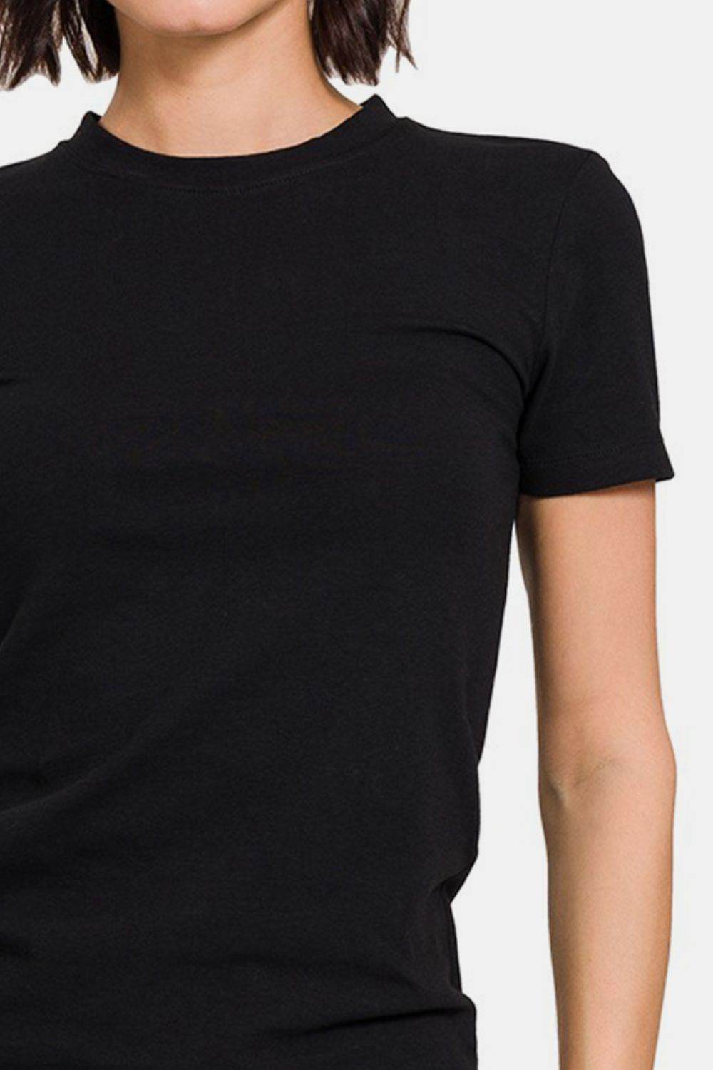 Zenana Crew Neck Short Sleeve T-Shirt - DaTrendStore.Com
