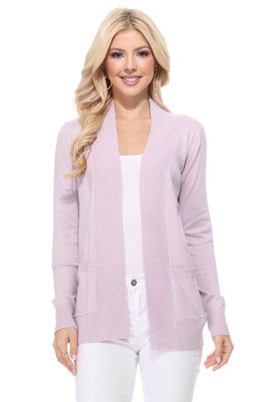 Open Front Shrug Sweater Knit Cardigan - DaTrendStore.Com