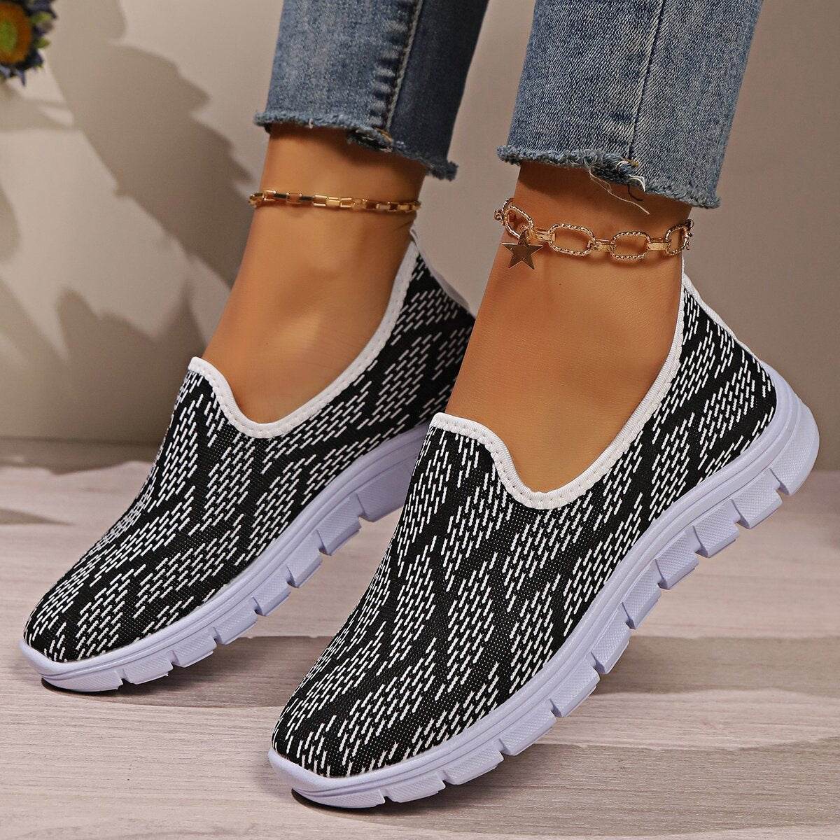 Round Toe Flat Slip-Ons - DaTrendStore.Com